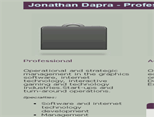 Tablet Screenshot of jonathandapra.com